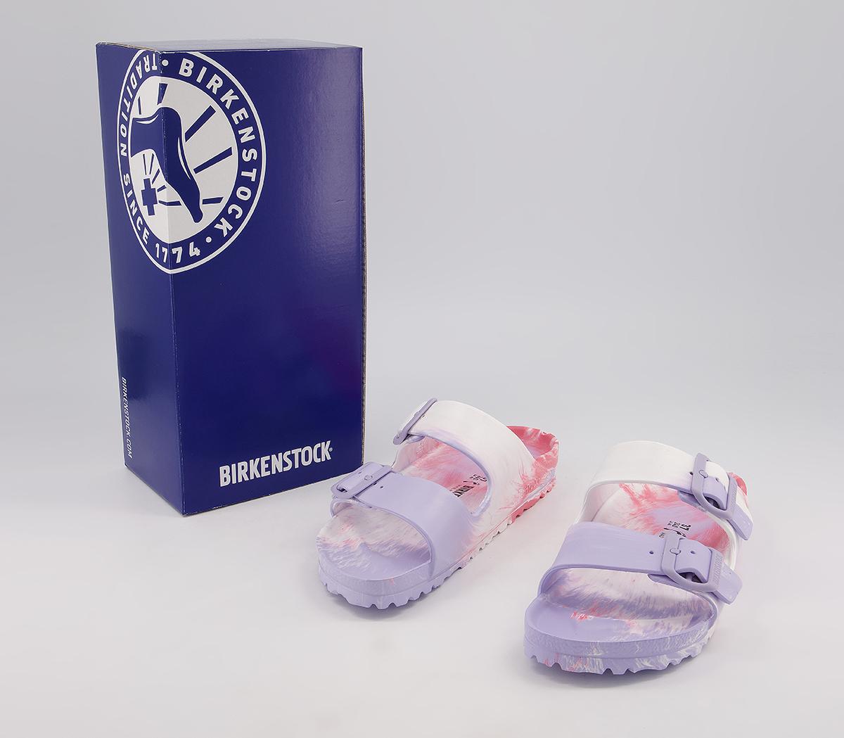BIRKENSTOCK Arizona Two Strap Sandals BIRKENSTOCK Arizona Two Strap Sandals Purple Fog Multi Eva