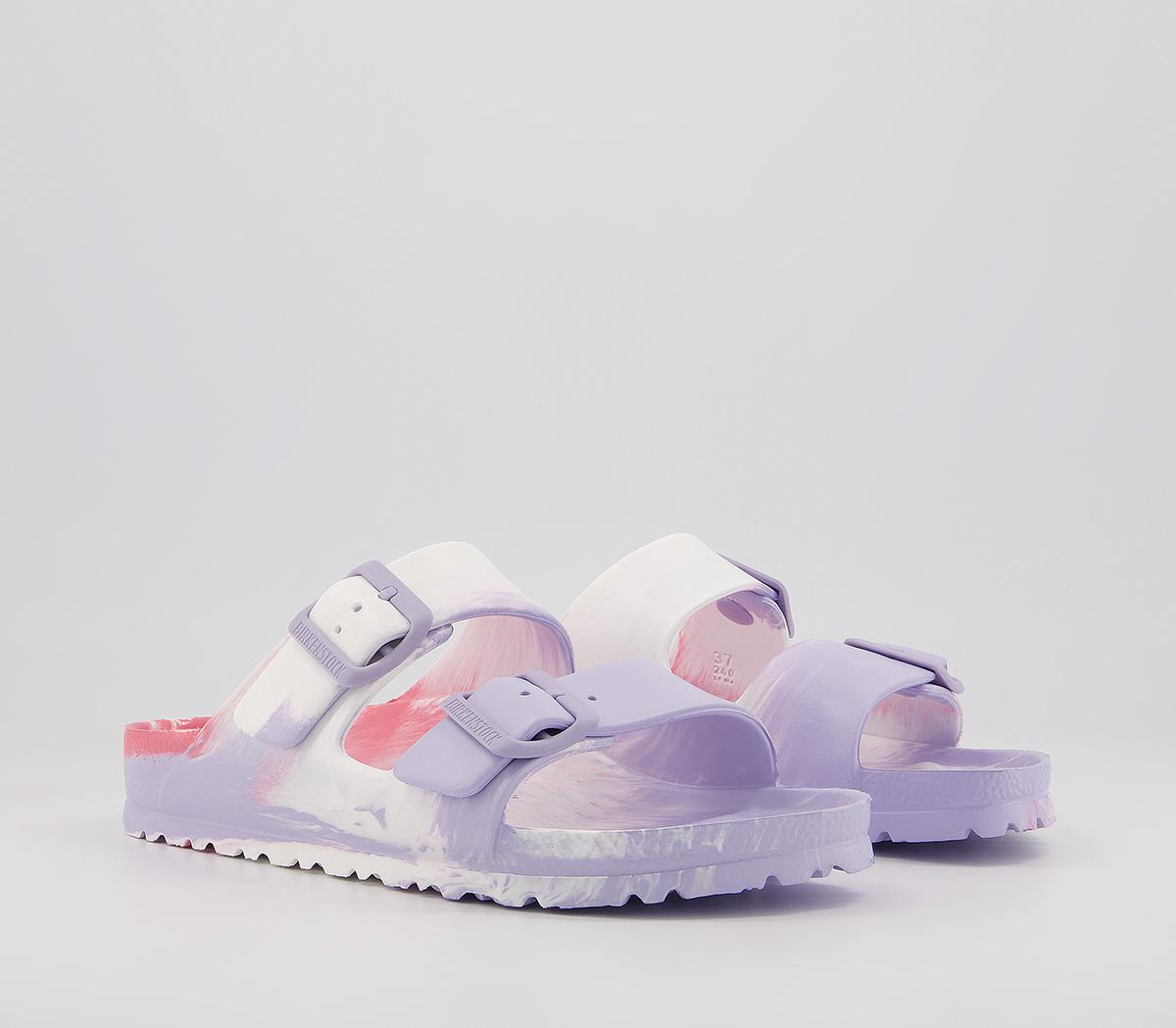 BIRKENSTOCK Arizona Two Strap Sandals BIRKENSTOCK Arizona Two Strap Sandals Purple Fog Multi Eva
