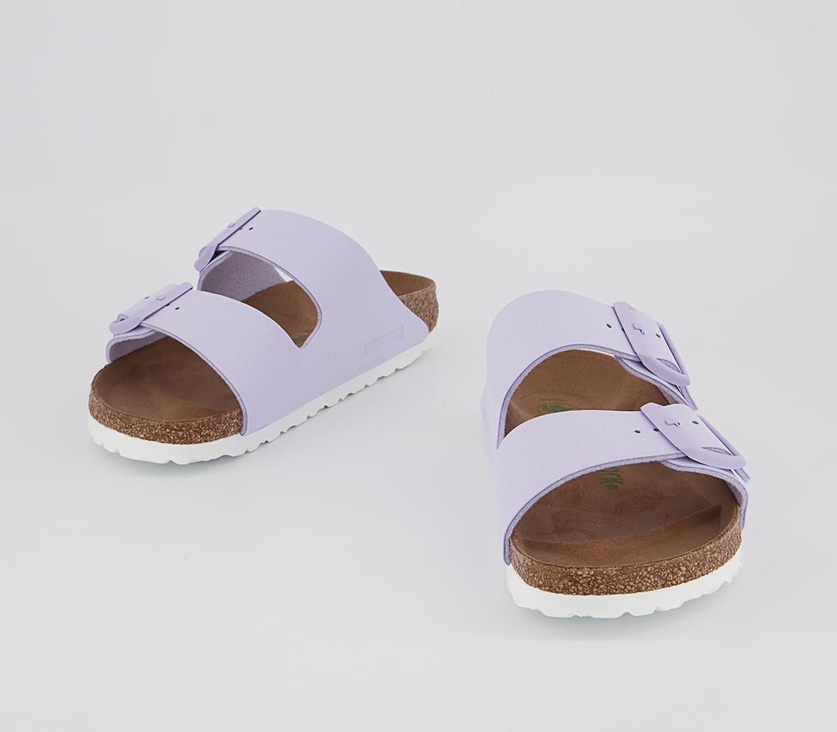 BIRKENSTOCK Arizona Two Strap Sandals BIRKENSTOCK Arizona Two Strap Sandals Earthy Vegan Lavender Fog