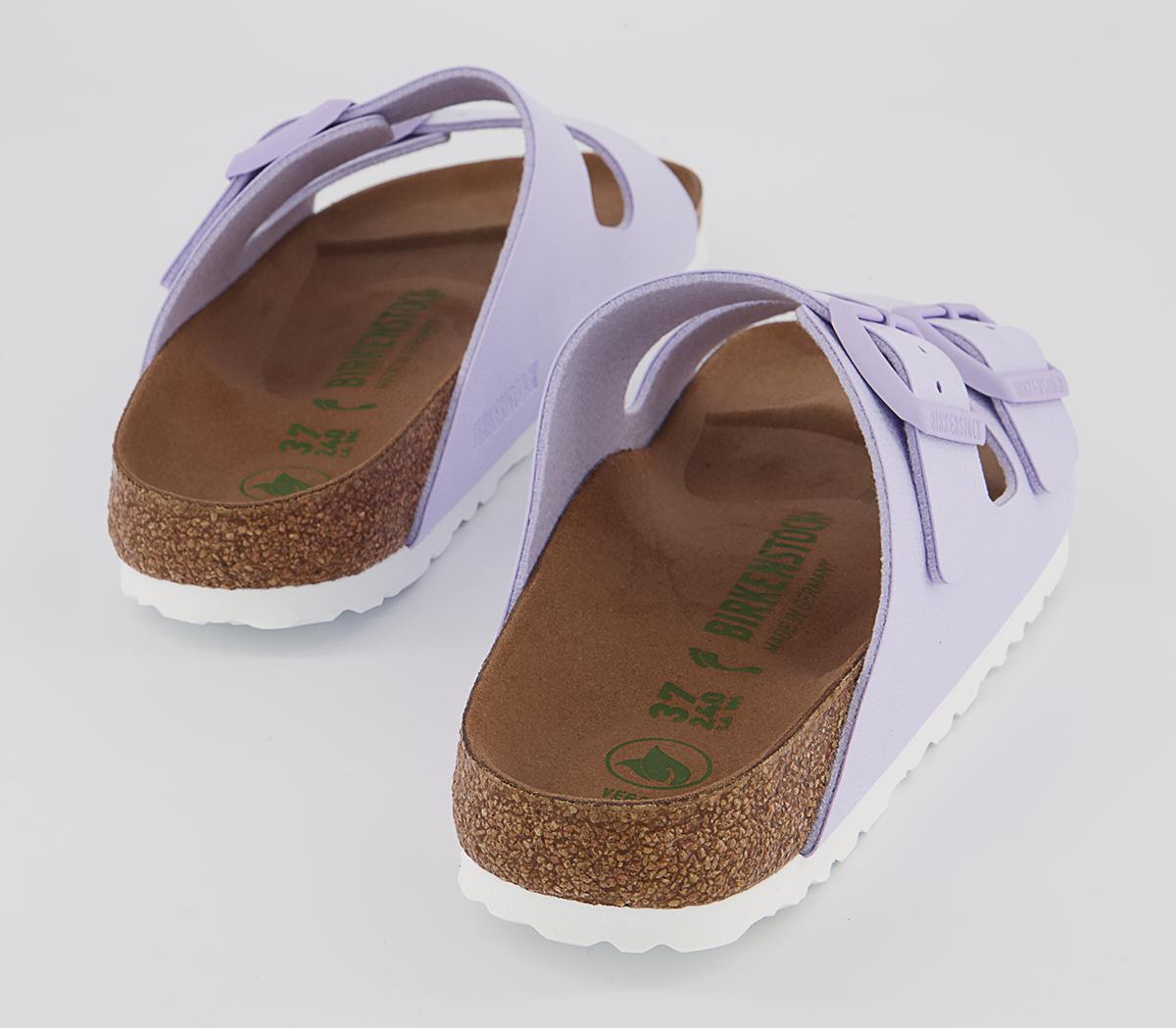 BIRKENSTOCK Arizona Two Strap Sandals BIRKENSTOCK Arizona Two Strap Sandals Earthy Vegan Lavender Fog