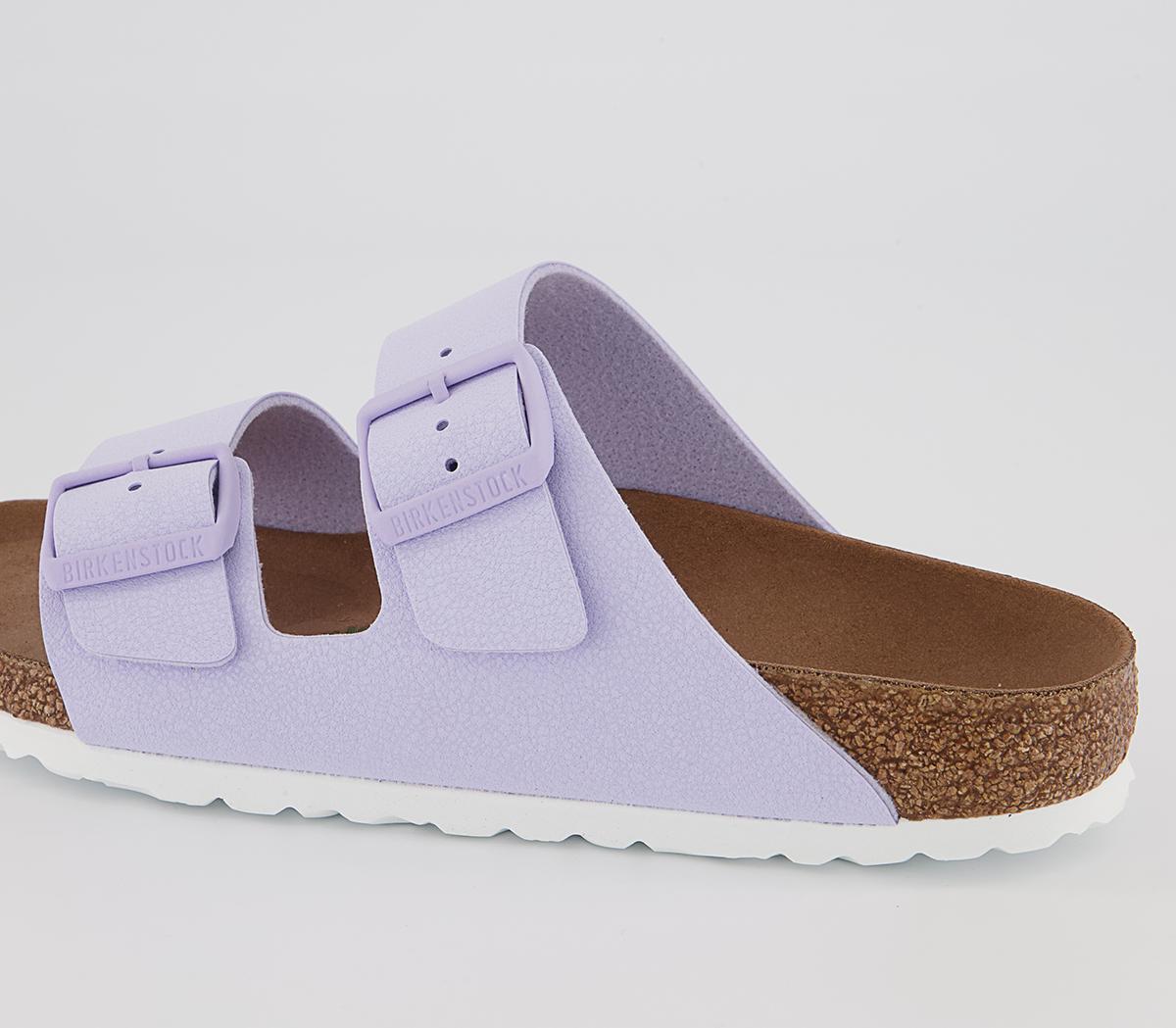 BIRKENSTOCK Arizona Two Strap Sandals BIRKENSTOCK Arizona Two Strap Sandals Earthy Vegan Lavender Fog