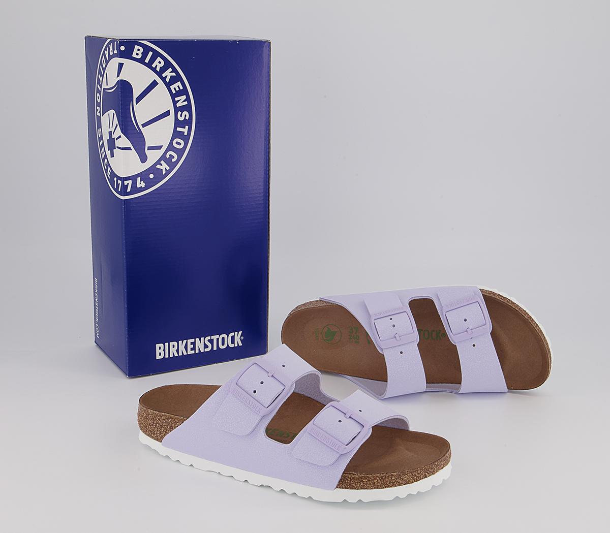 BIRKENSTOCK Arizona Two Strap Sandals BIRKENSTOCK Arizona Two Strap Sandals Earthy Vegan Lavender Fog