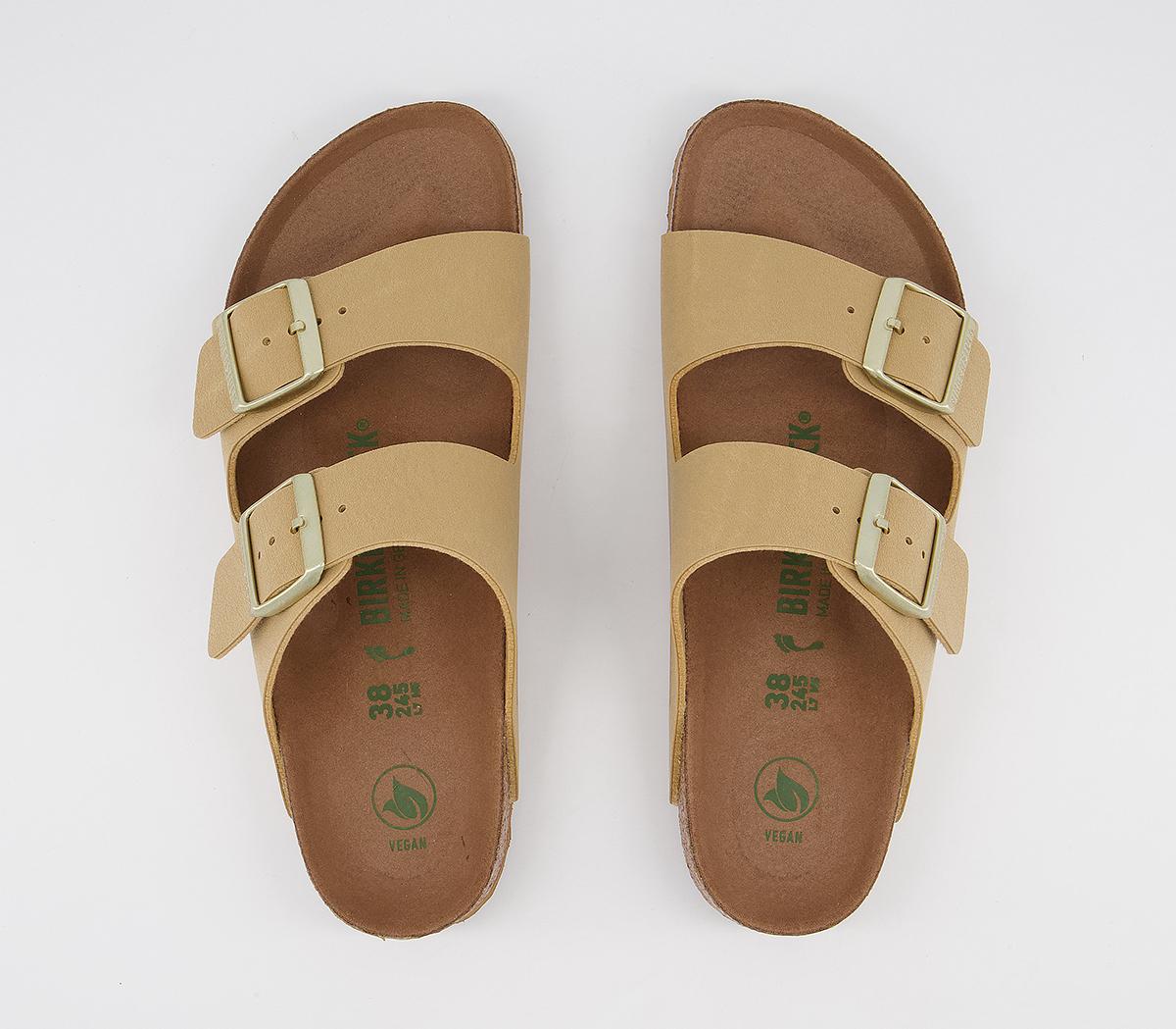 BIRKENSTOCK Arizona Two Strap Sandals BIRKENSTOCK Arizona Two Strap Sandals Earthy Vegan Latte Cream