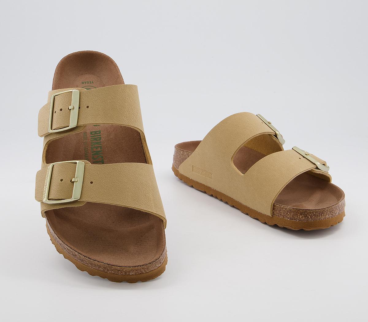 BIRKENSTOCK Arizona Two Strap Sandals BIRKENSTOCK Arizona Two Strap Sandals Earthy Vegan Latte Cream