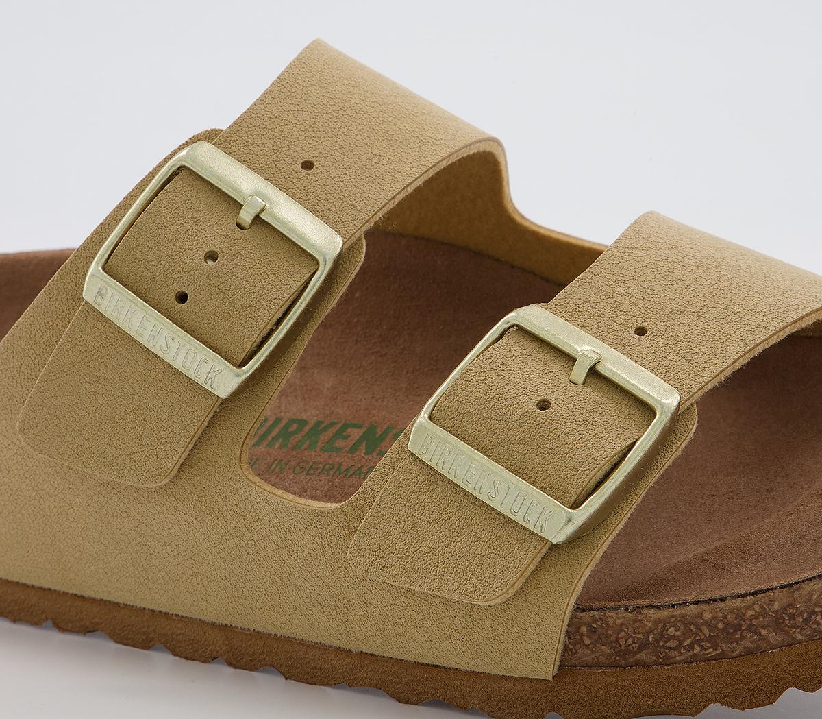 BIRKENSTOCK Arizona Two Strap Sandals BIRKENSTOCK Arizona Two Strap Sandals Earthy Vegan Latte Cream