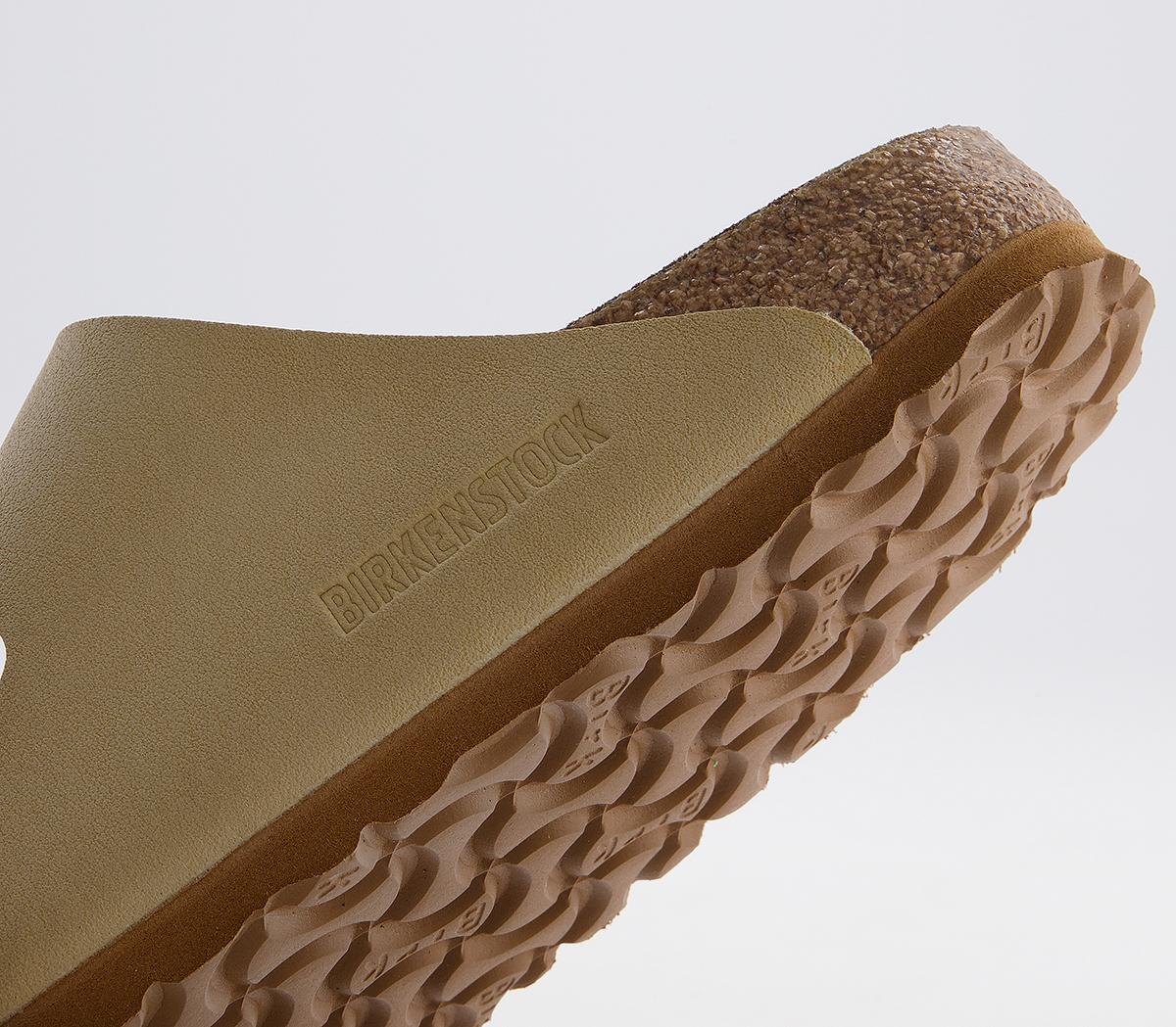 BIRKENSTOCK Arizona Two Strap Sandals BIRKENSTOCK Arizona Two Strap Sandals Earthy Vegan Latte Cream
