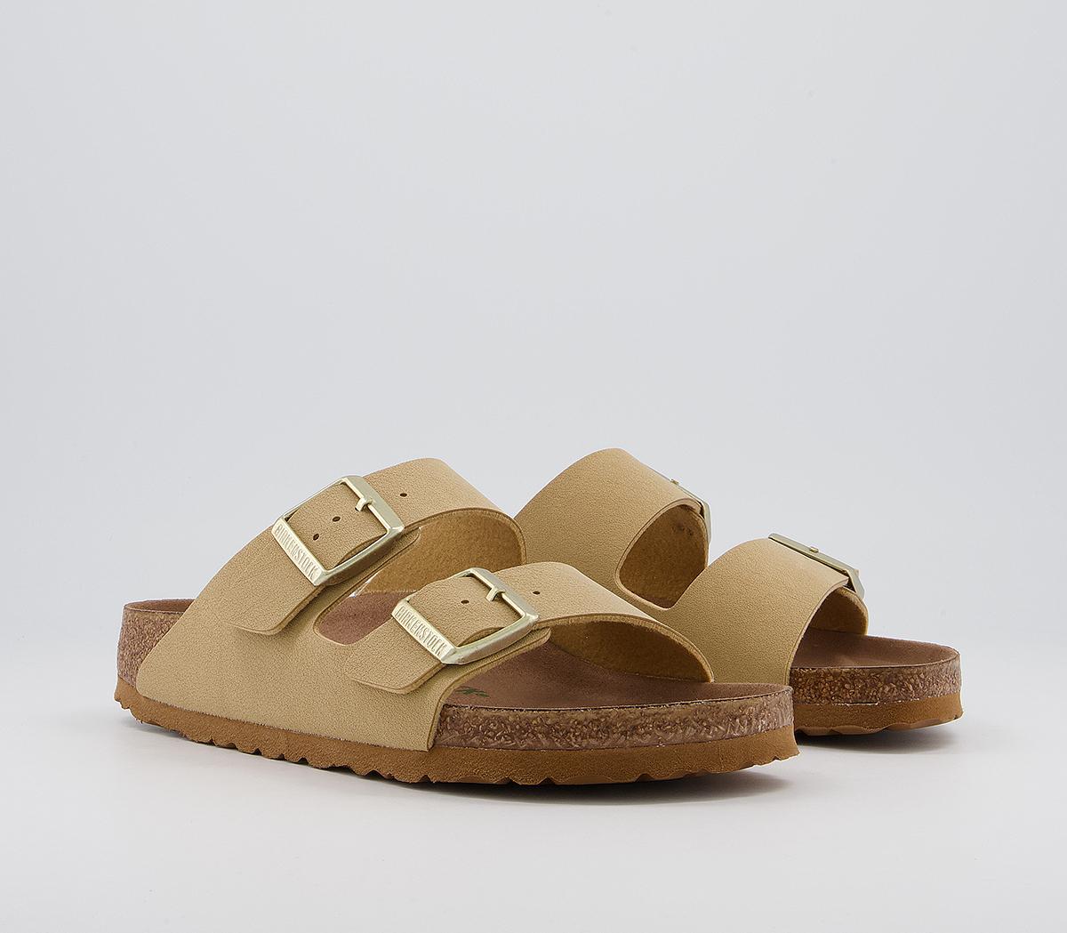 BIRKENSTOCK Arizona Two Strap Sandals BIRKENSTOCK Arizona Two Strap Sandals Earthy Vegan Latte Cream