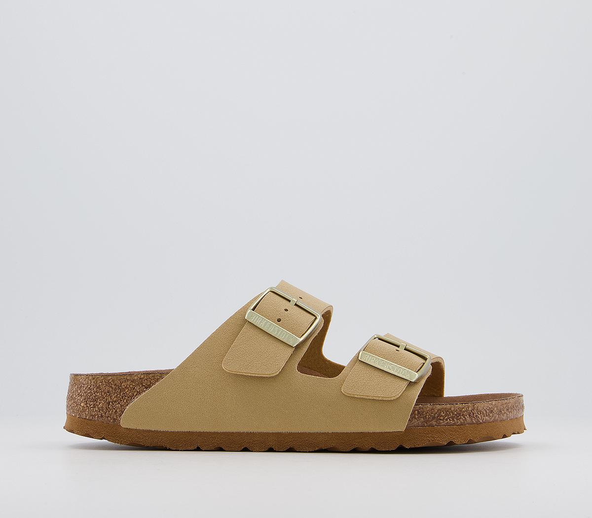 BIRKENSTOCK Arizona Two Strap Sandals BIRKENSTOCK Arizona Two Strap Sandals Earthy Vegan Latte Cream
