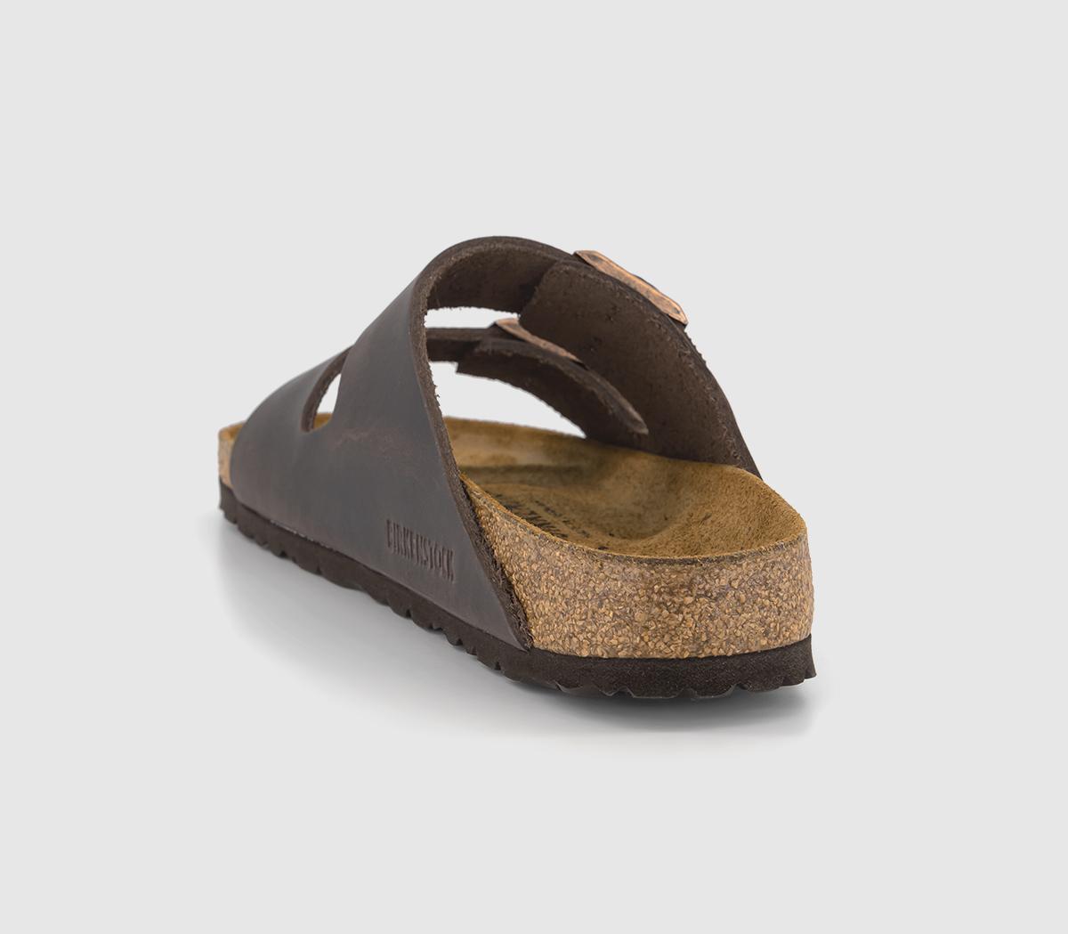 BIRKENSTOCKArizona Two Strap Sandals Habana Oiled Leather