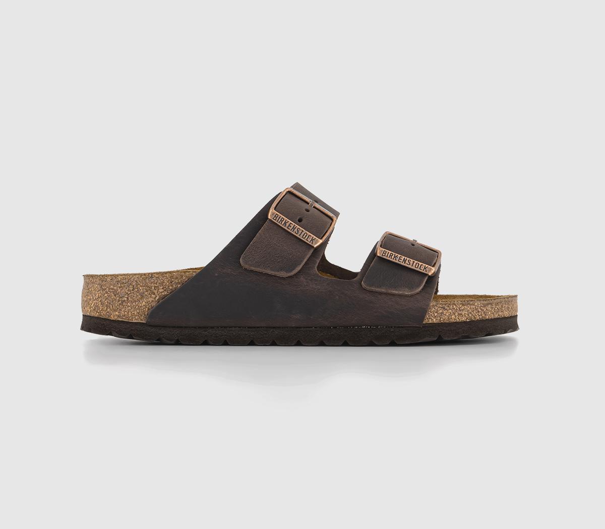 BIRKENSTOCKArizona Two Strap Sandals Habana Oiled Leather