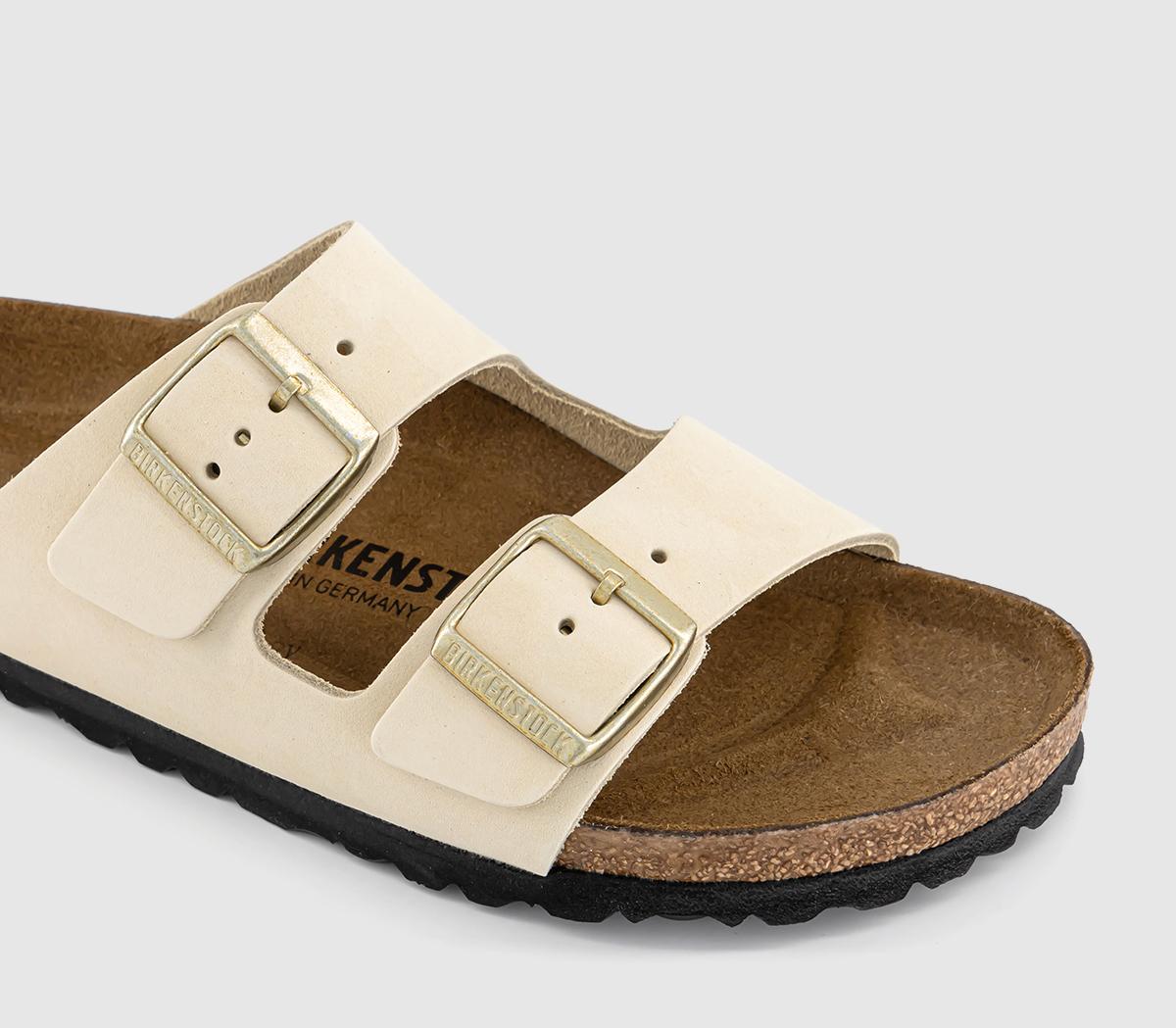 BIRKENSTOCKArizona Two Strap Sandals BIRKENSTOCKArizona Two Strap Sandals Ecru Nubuck