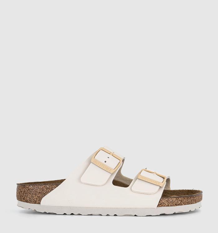 BIRKENSTOCK Arizona Two Strap Sandals Eggshell Bf