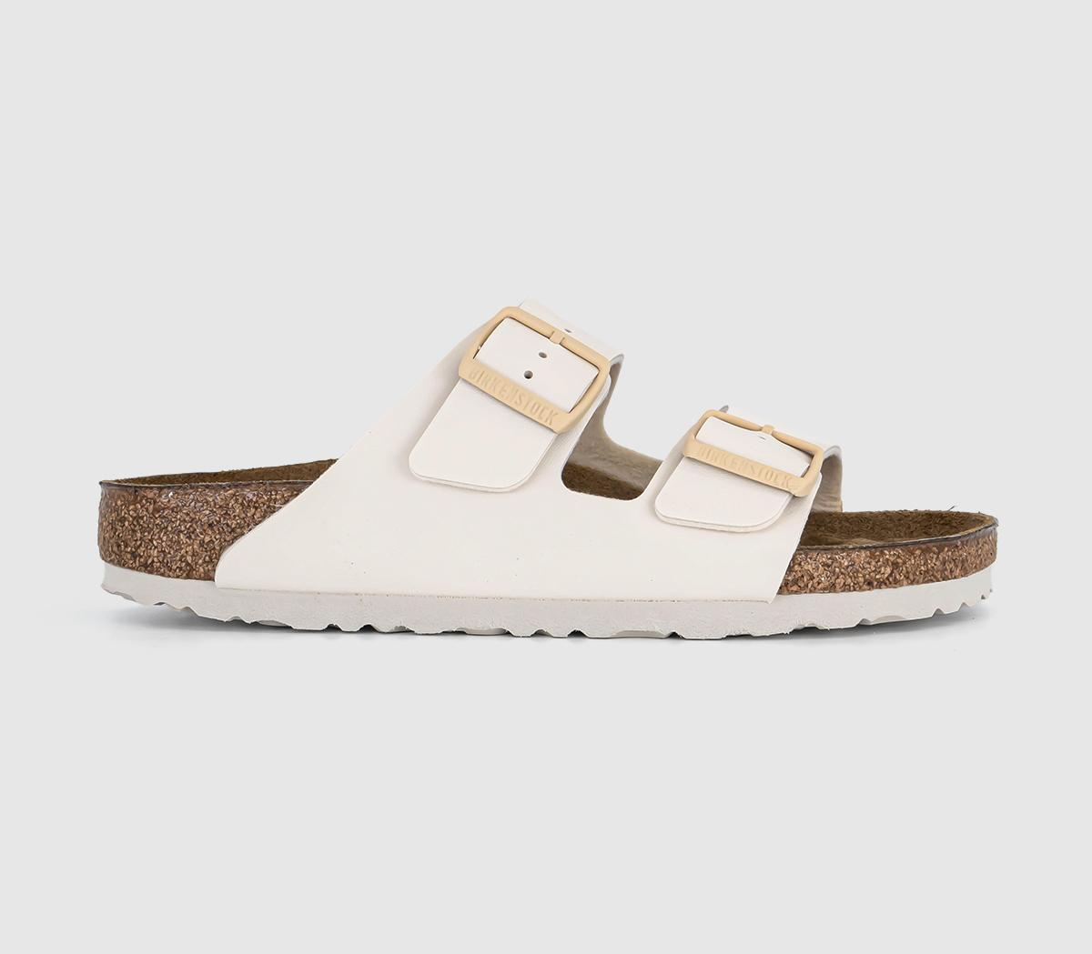 Arizona Two Strap Sandals Eggshell BF Natural