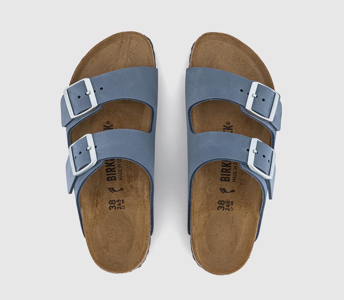BIRKENSTOCKArizona Two Strap Sandals BIRKENSTOCKArizona Two Strap SandalsStone Blue Nubuck