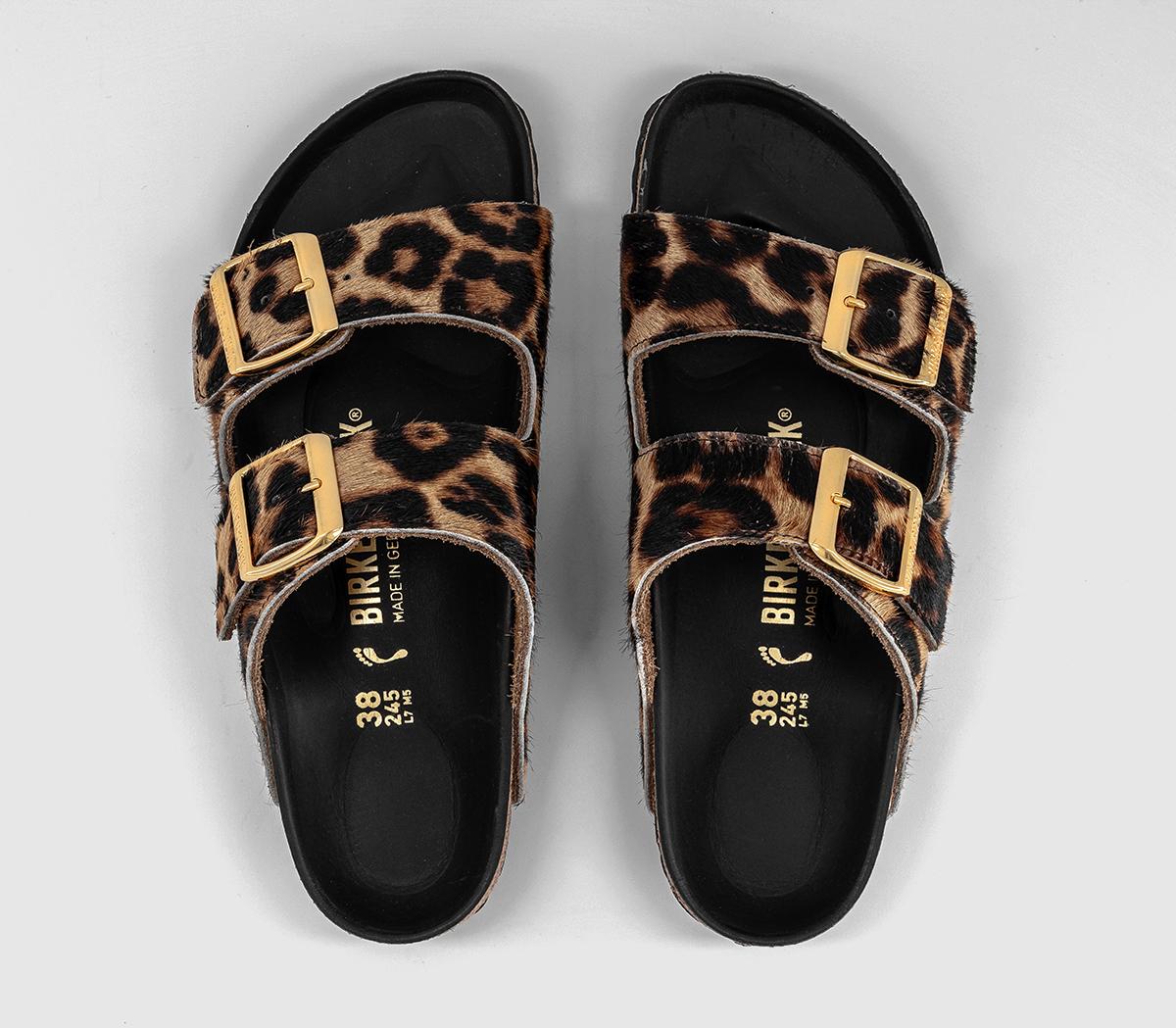 BIRKENSTOCKArizona Two Strap SandalsLeo Natural Hair On
