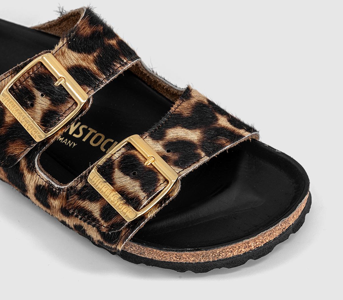 BIRKENSTOCKArizona Two Strap SandalsLeo Natural Hair On