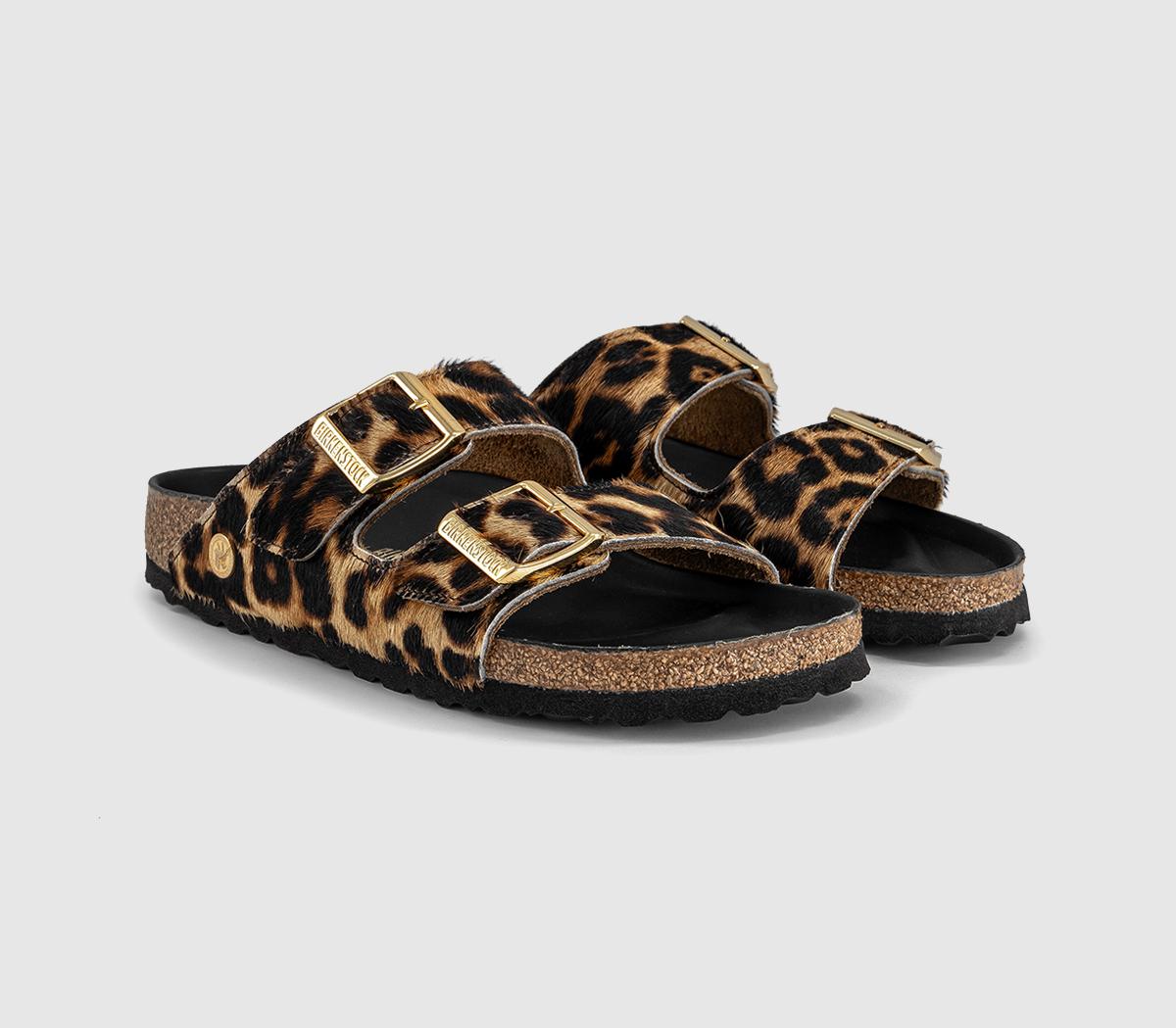 BIRKENSTOCKArizona Two Strap SandalsLeo Natural Hair On