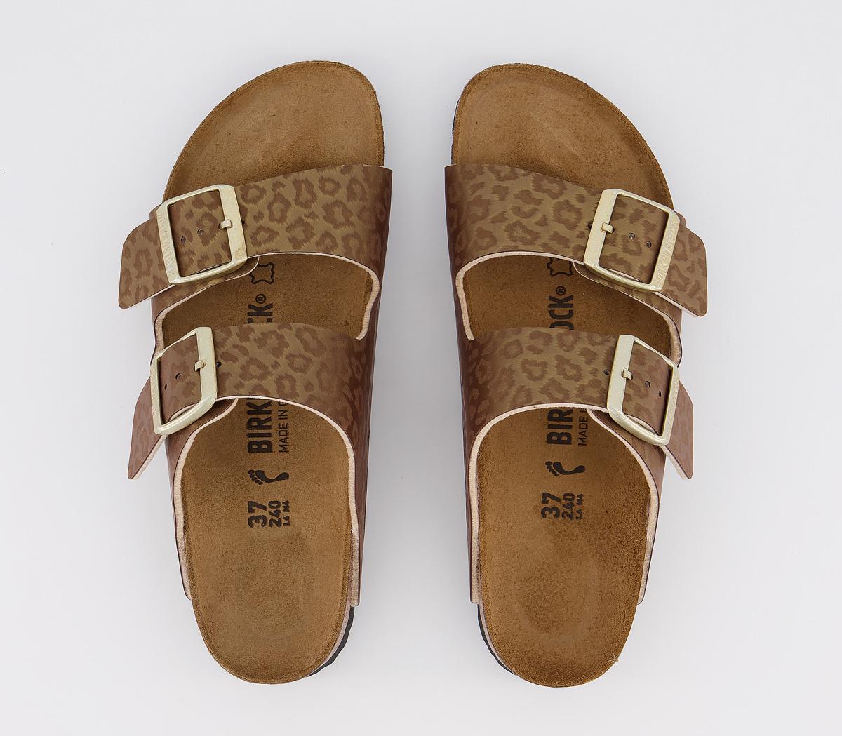 BIRKENSTOCKArizona Two StrapGold Leopard