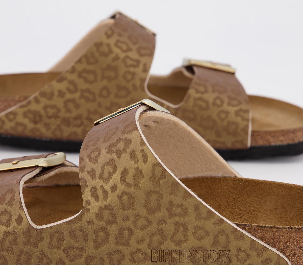 BIRKENSTOCKArizona Two StrapGold Leopard