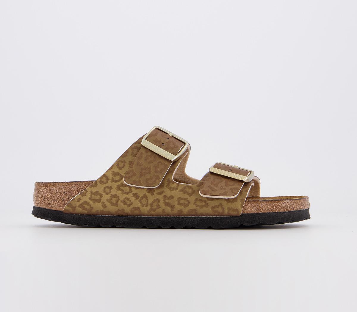 BIRKENSTOCKArizona Two StrapGold Leopard