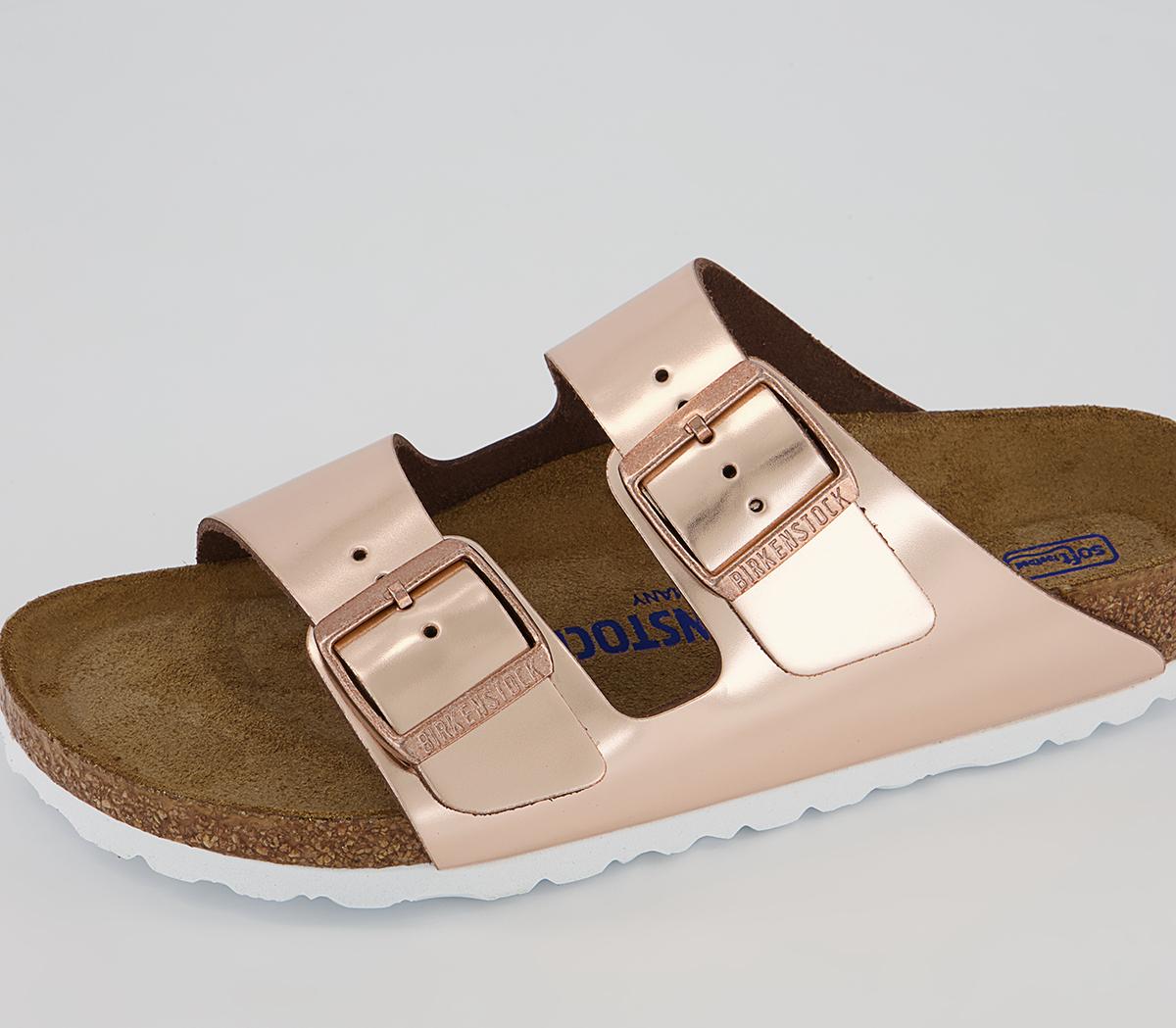 BIRKENSTOCK Arizona Two Strap Sandals BIRKENSTOCK Arizona Two Strap Sandals Metallic Copper
