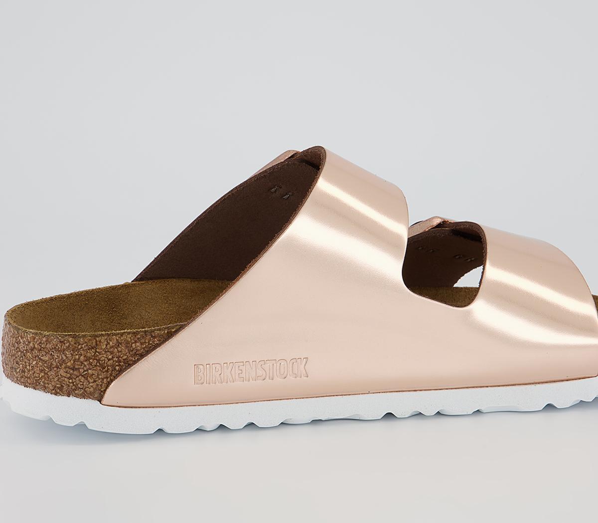 BIRKENSTOCK Arizona Two Strap Sandals BIRKENSTOCK Arizona Two Strap Sandals Metallic Copper