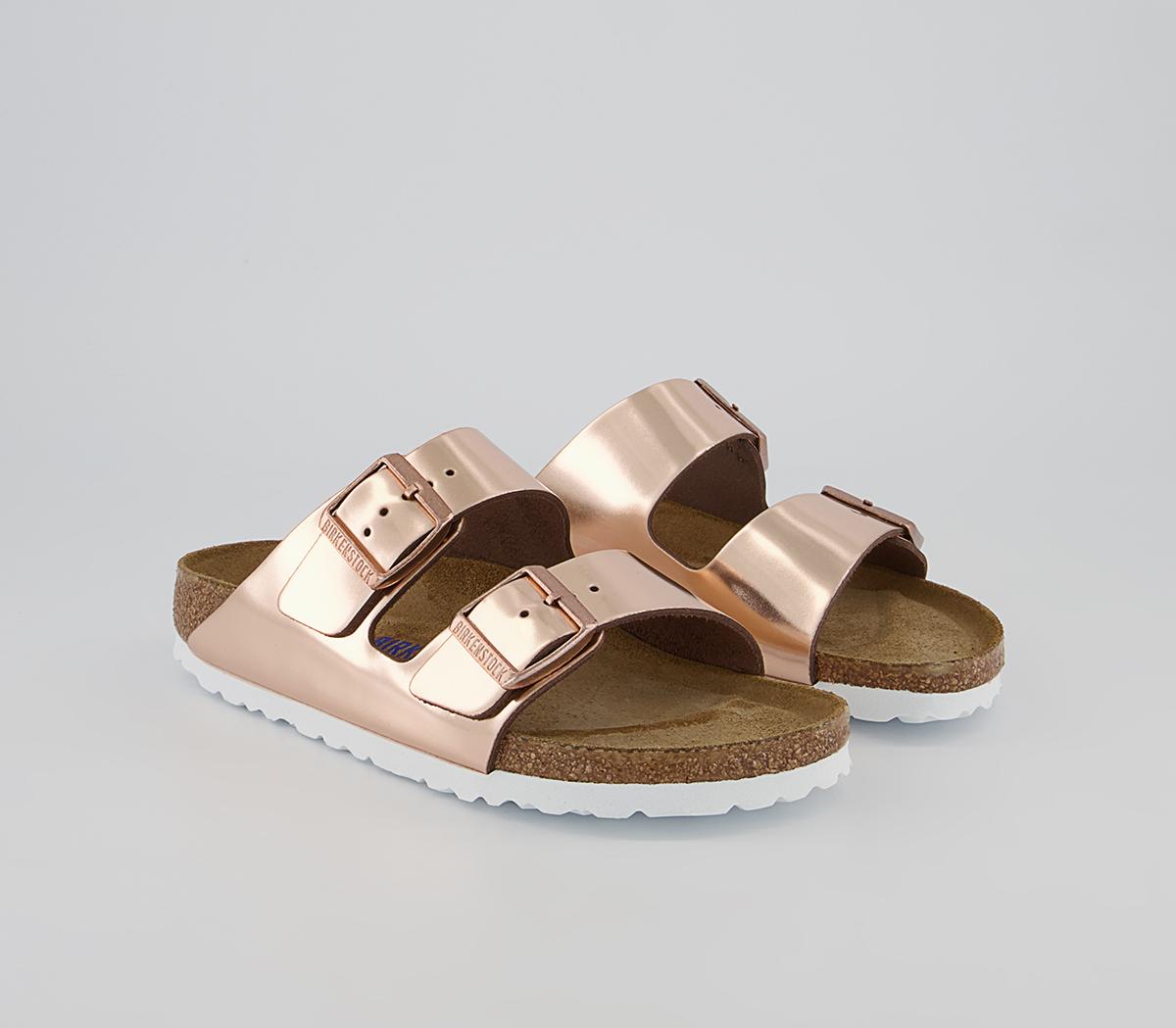 BIRKENSTOCK Arizona Two Strap Sandals BIRKENSTOCK Arizona Two Strap Sandals Metallic Copper