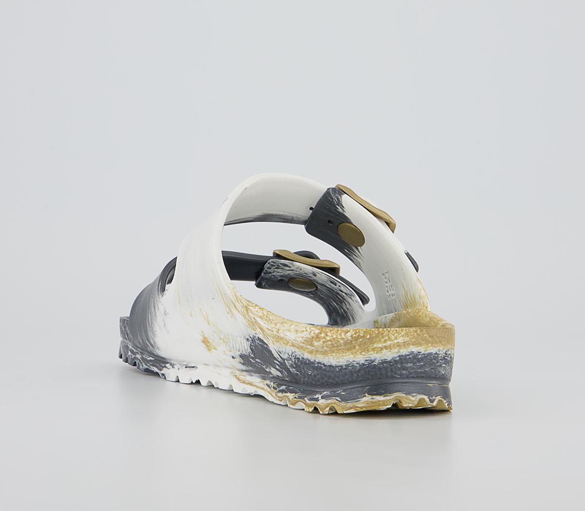 BIRKENSTOCK Arizona Two Strap Sandals BIRKENSTOCK Arizona Two Strap Sandals Multi Glamour Gold Eva