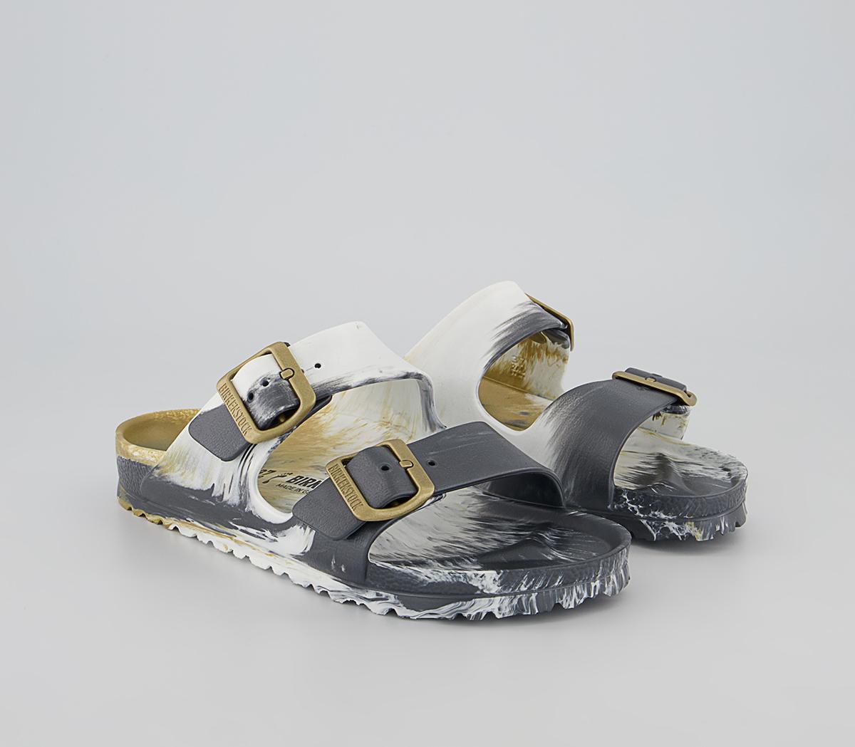 BIRKENSTOCK Arizona Two Strap Sandals BIRKENSTOCK Arizona Two Strap Sandals Multi Glamour Gold Eva
