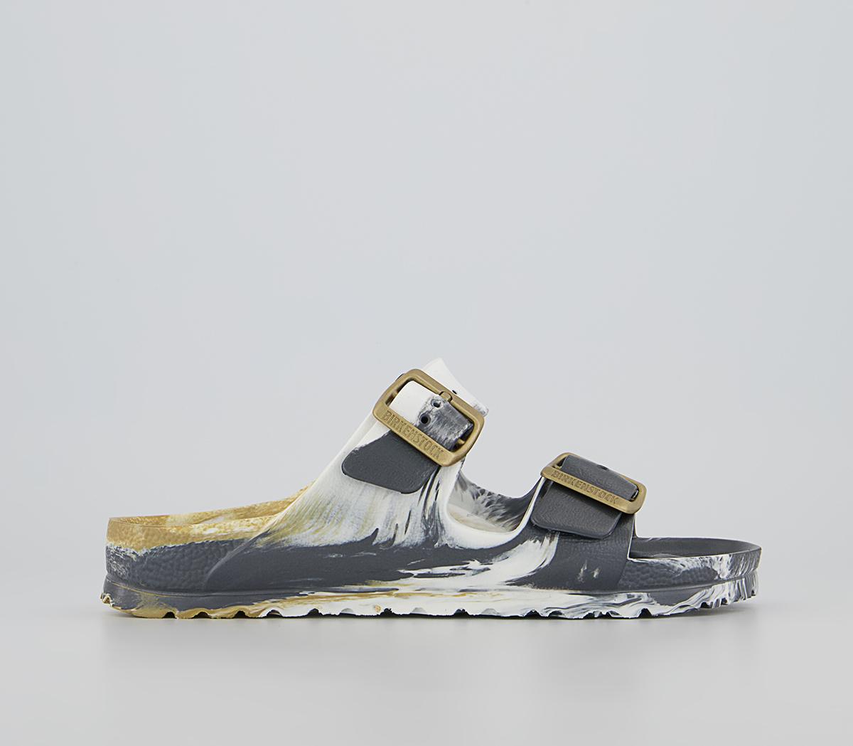 BIRKENSTOCK Arizona Two Strap Sandals BIRKENSTOCK Arizona Two Strap Sandals Multi Glamour Gold Eva