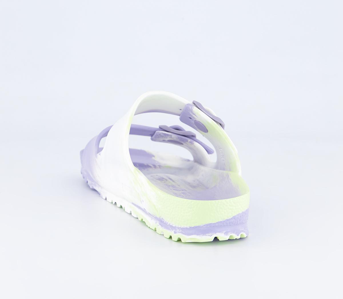 BIRKENSTOCKArizona Two Strap Sandals Faded Lime Multi Eva