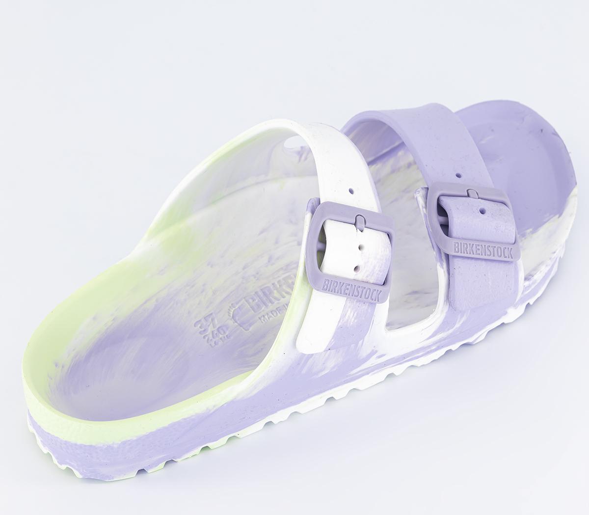 BIRKENSTOCKArizona Two Strap Sandals Faded Lime Multi Eva