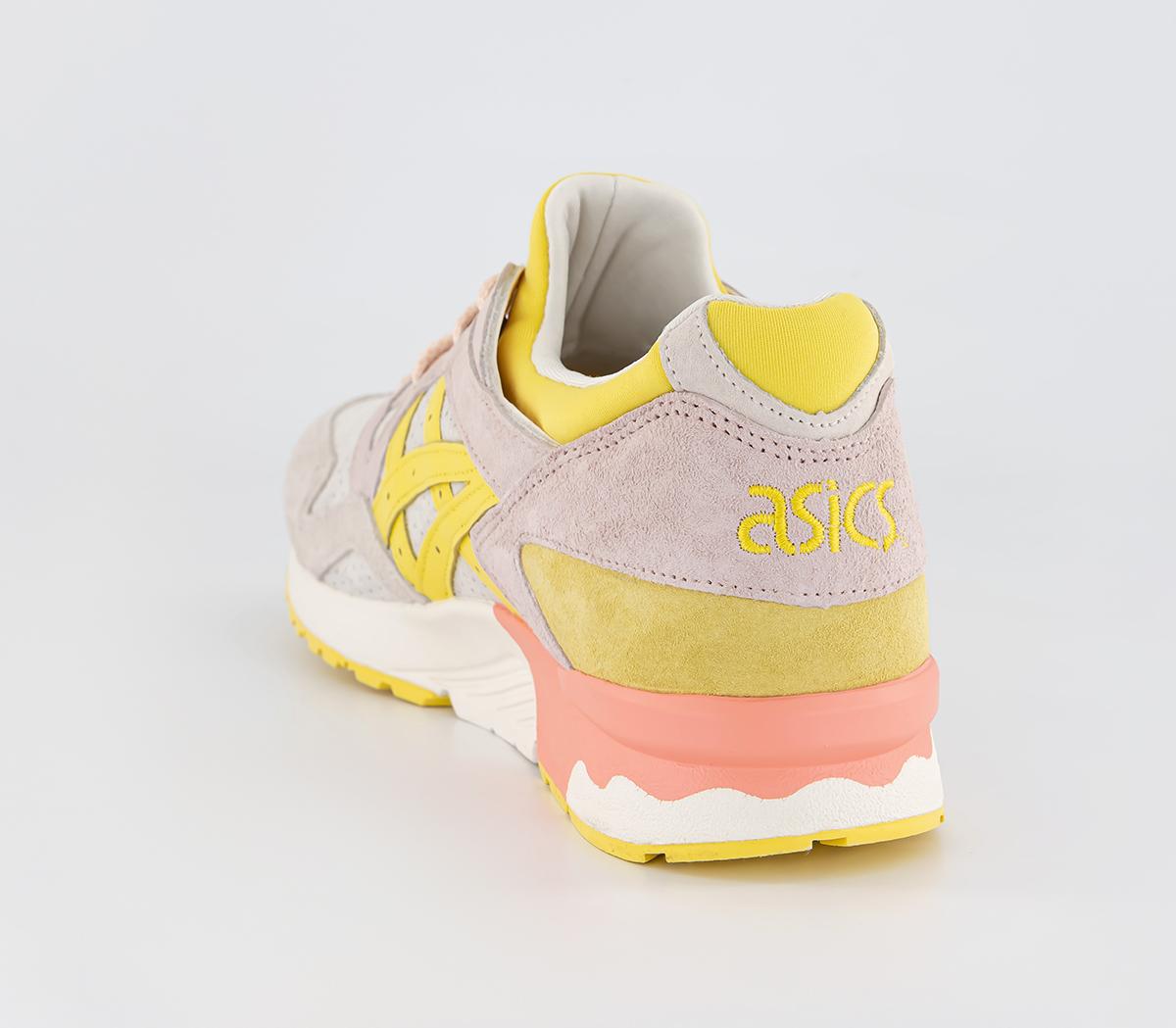 ASICSGel Lyte V Trainers Light Pink Yellow