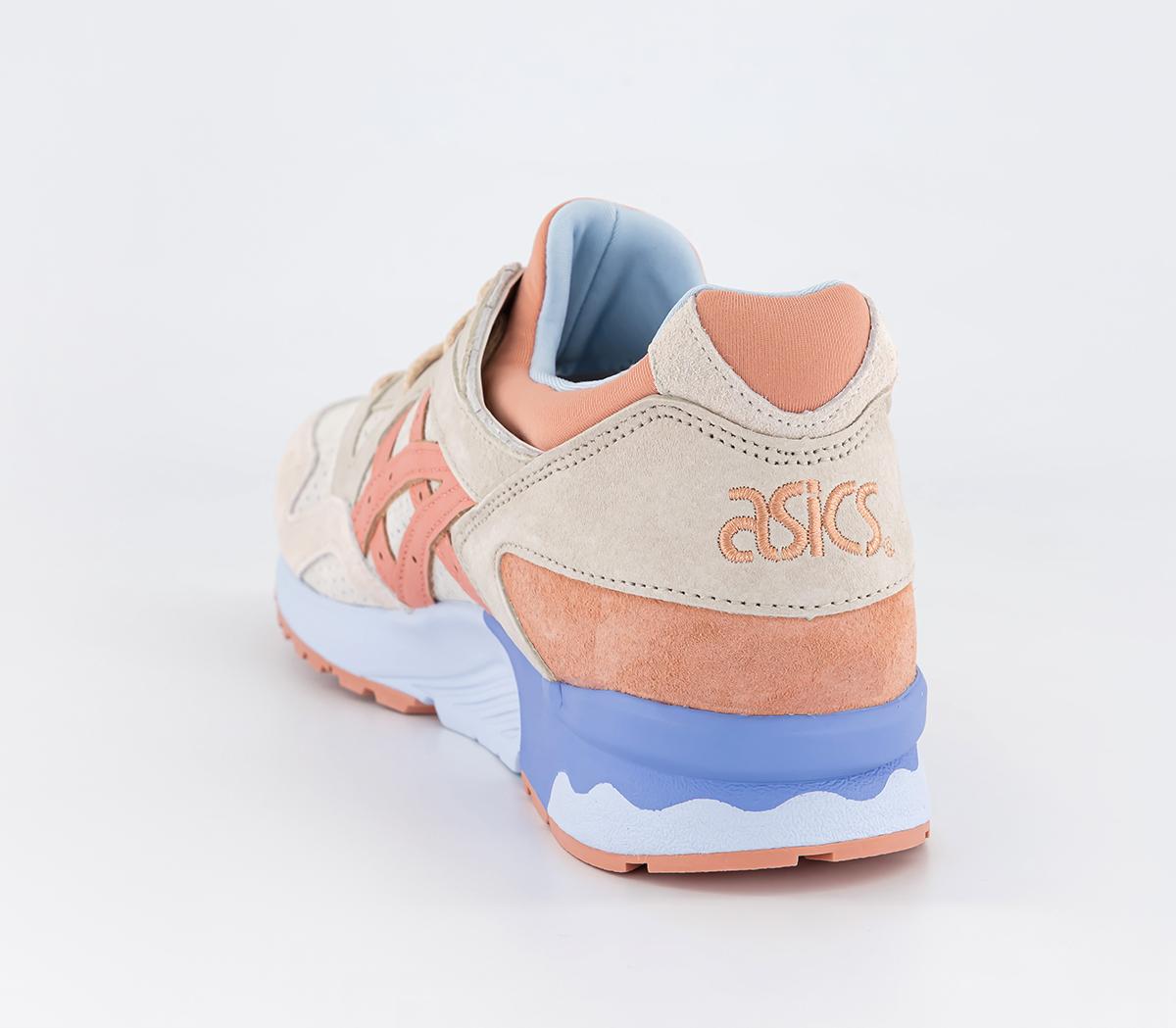 ASICS Gel Lyte V Trainers Beige Pink Light Blue Men's Trainers