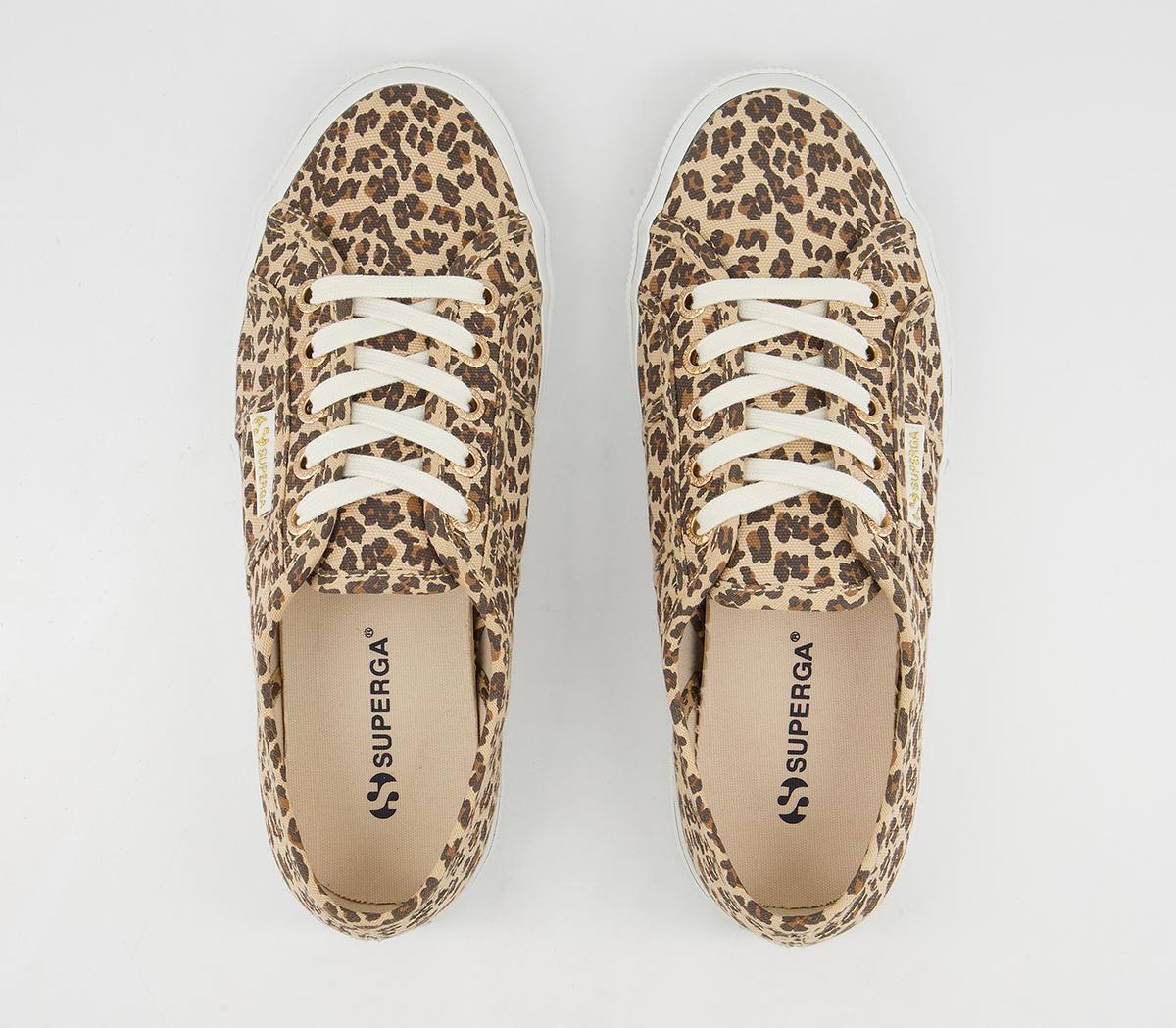 Superga 2750 Trainers Superga 2750 Trainers Leopard Black Fawn Exclusive