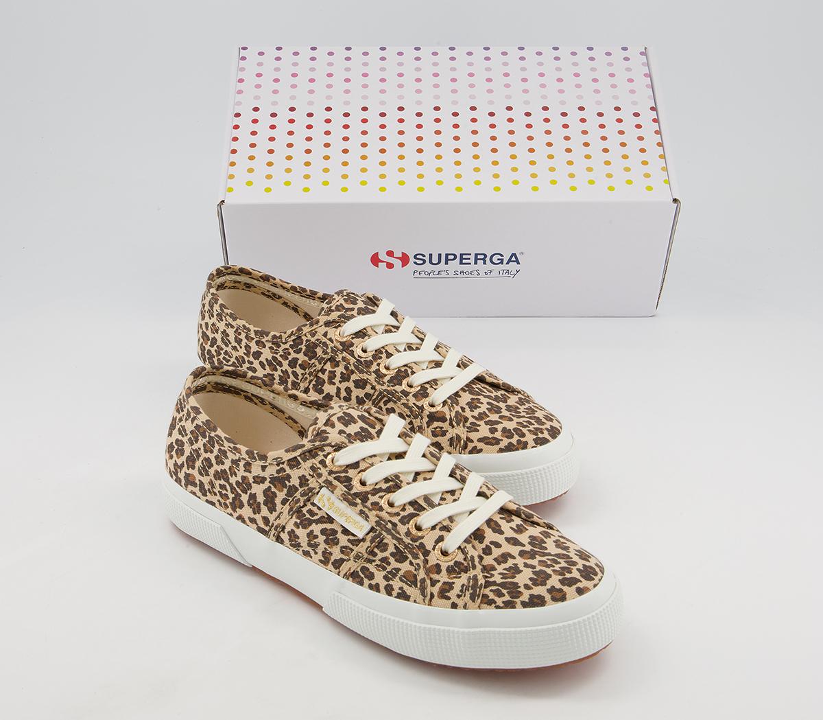 Superga 2750 Trainers Superga 2750 Trainers Leopard Black Fawn Exclusive
