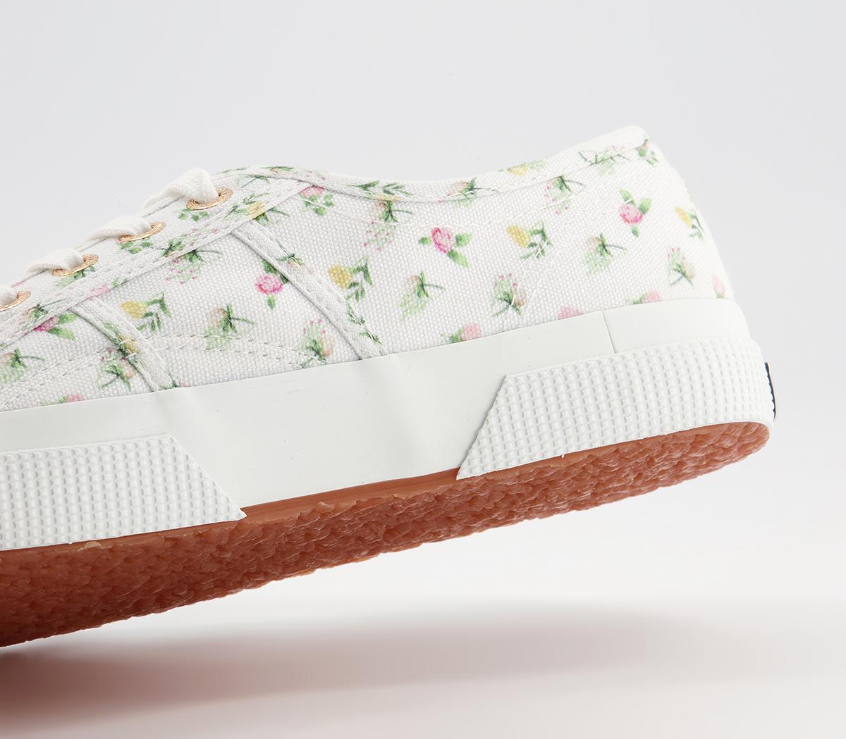 Superga 2750 Trainers Superga 2750 Trainers White Floral Exclusive