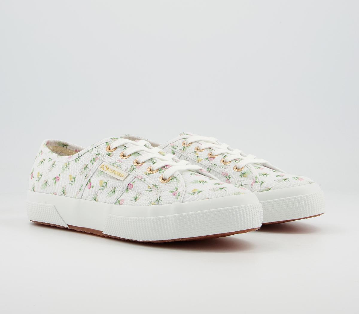 Superga 2750 Trainers Superga 2750 Trainers White Floral Exclusive