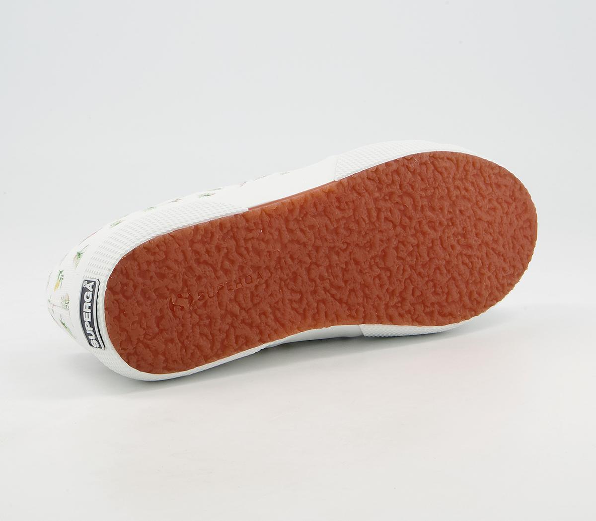 Superga 2750 Trainers Superga 2750 Trainers White Floral Exclusive