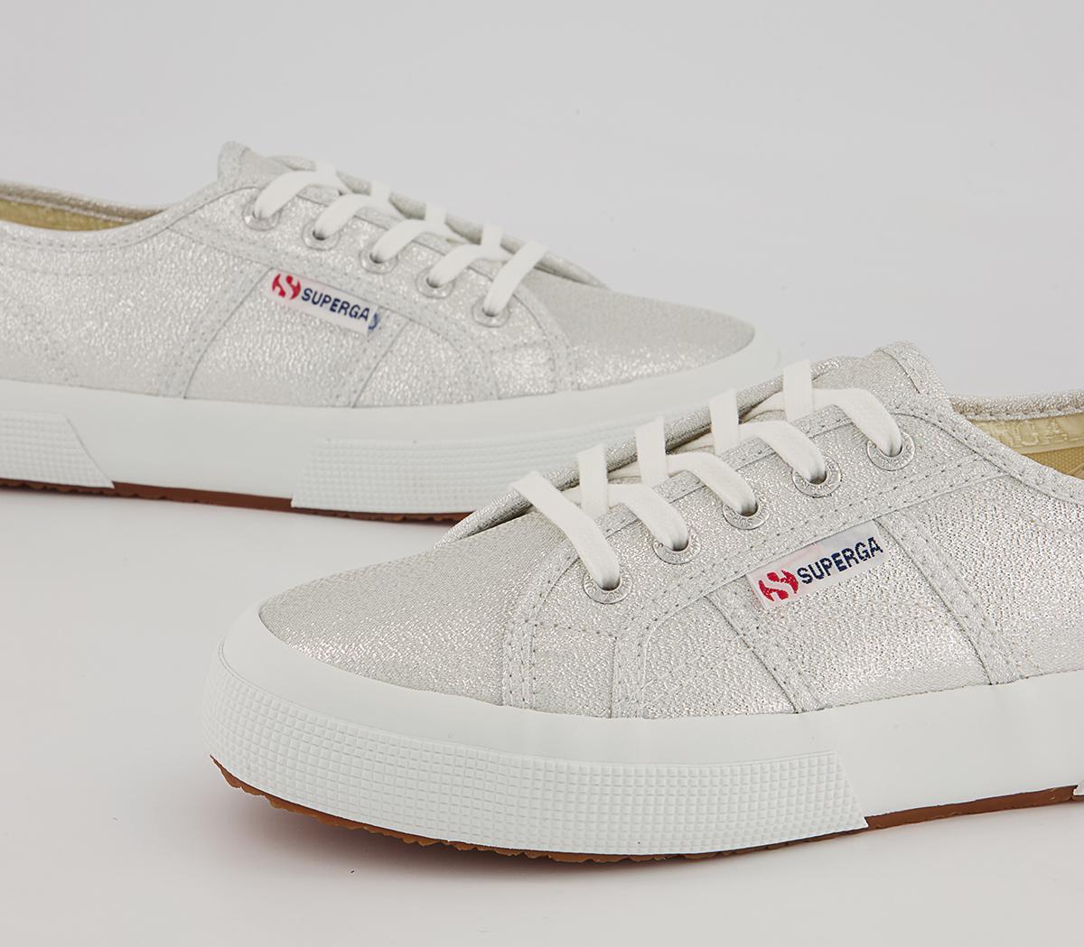 Superga 2750 Trainers Grey Silver - Women's Trainers