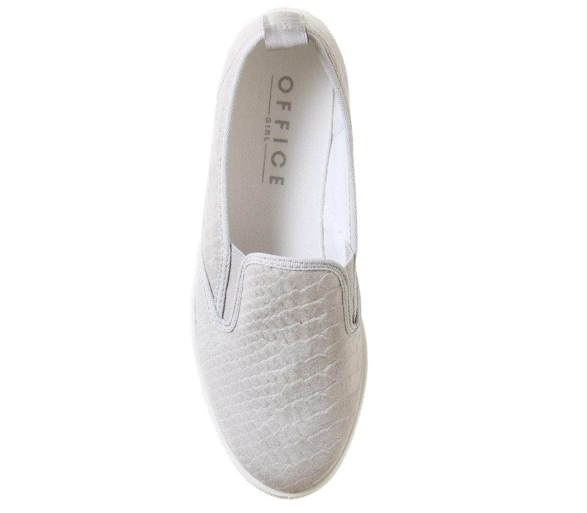 OFFICEKicker Slip OnGrey Snake With Branding