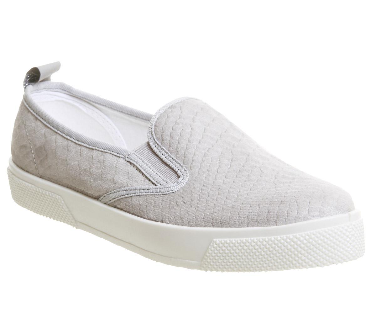 OFFICEKicker Slip OnGrey Snake With Branding