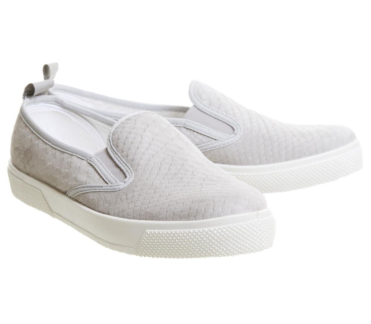 OFFICEKicker Slip OnGrey Snake With Branding