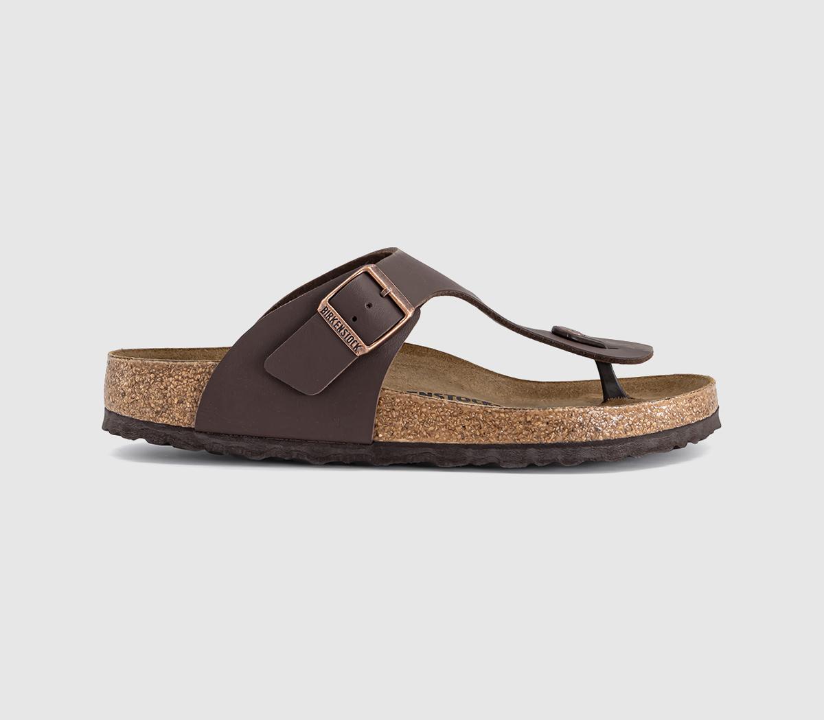 BIRKENSTOCK Ramses Thong Sandals Dark Brown - Men display picture 2