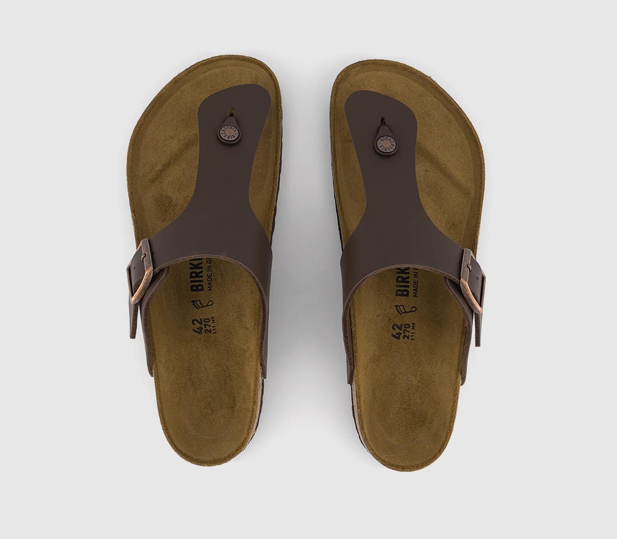 BIRKENSTOCK Ramses Thong Sandals Bf Dark Brown - Men