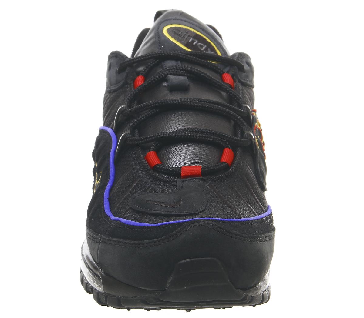 air max 98 black amarillo