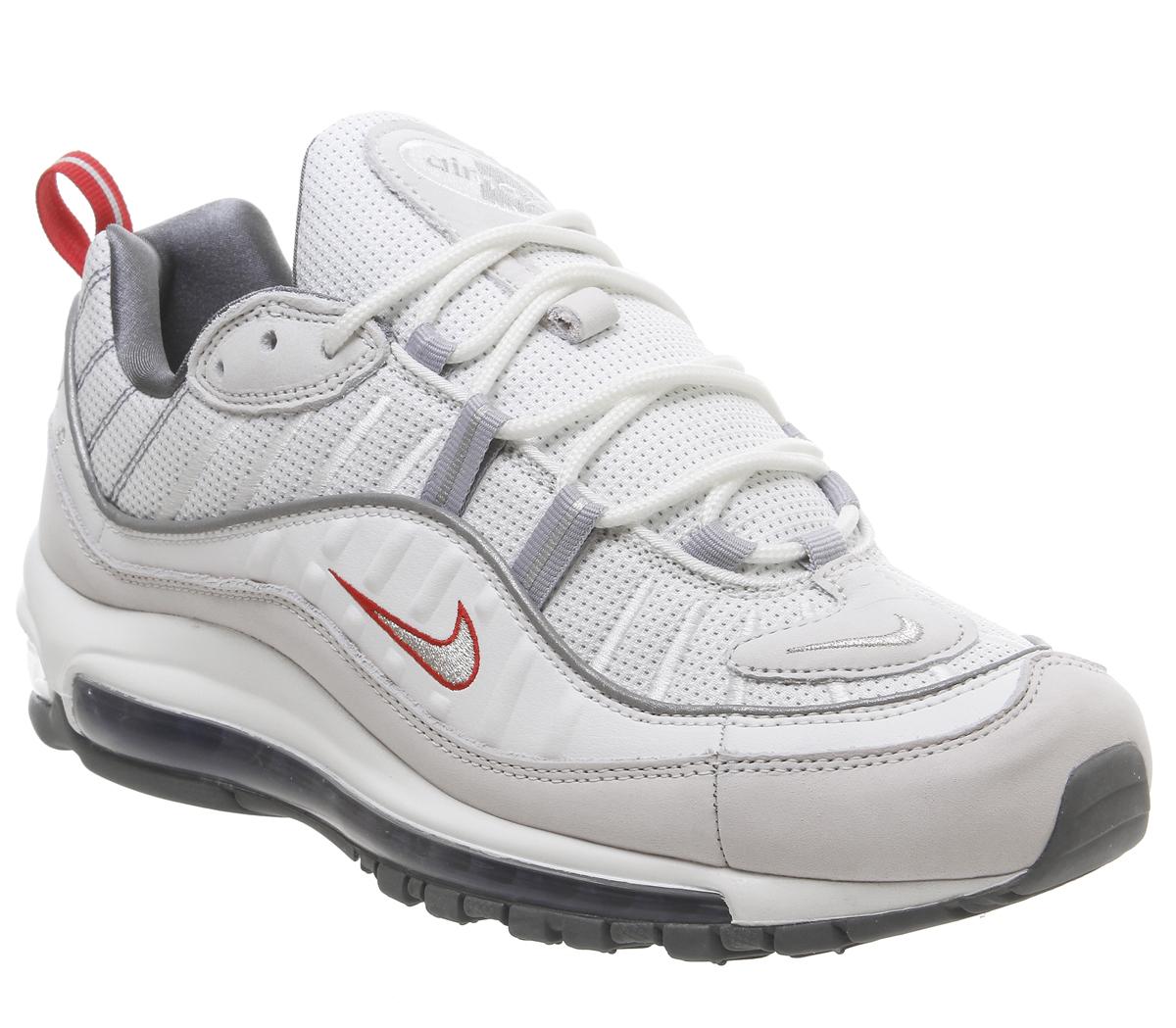 NikeAir Max 98 TrainersSummit White Metallic Silver