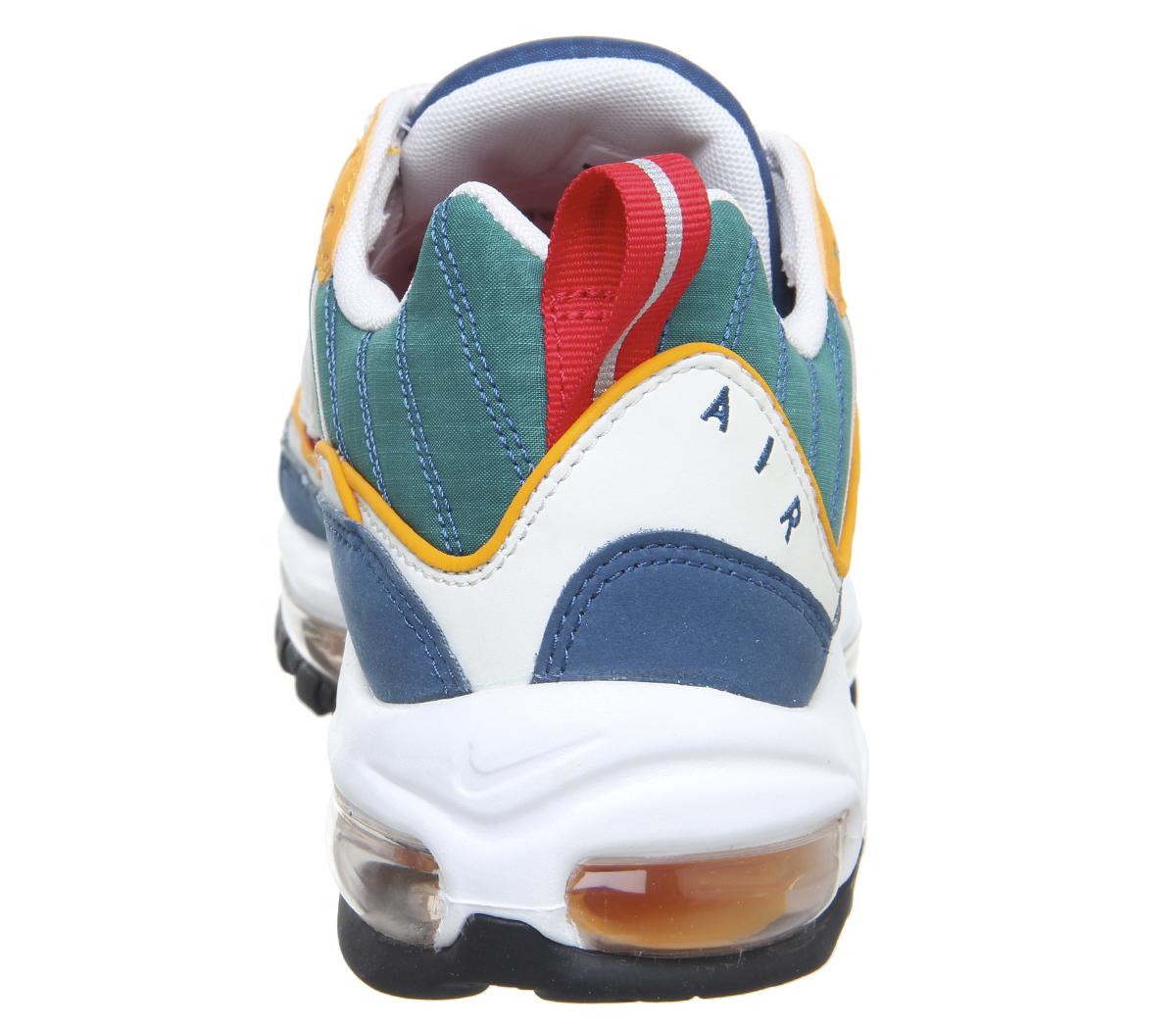 Nike Air Max 98 University Red Blue Force Orange Peel