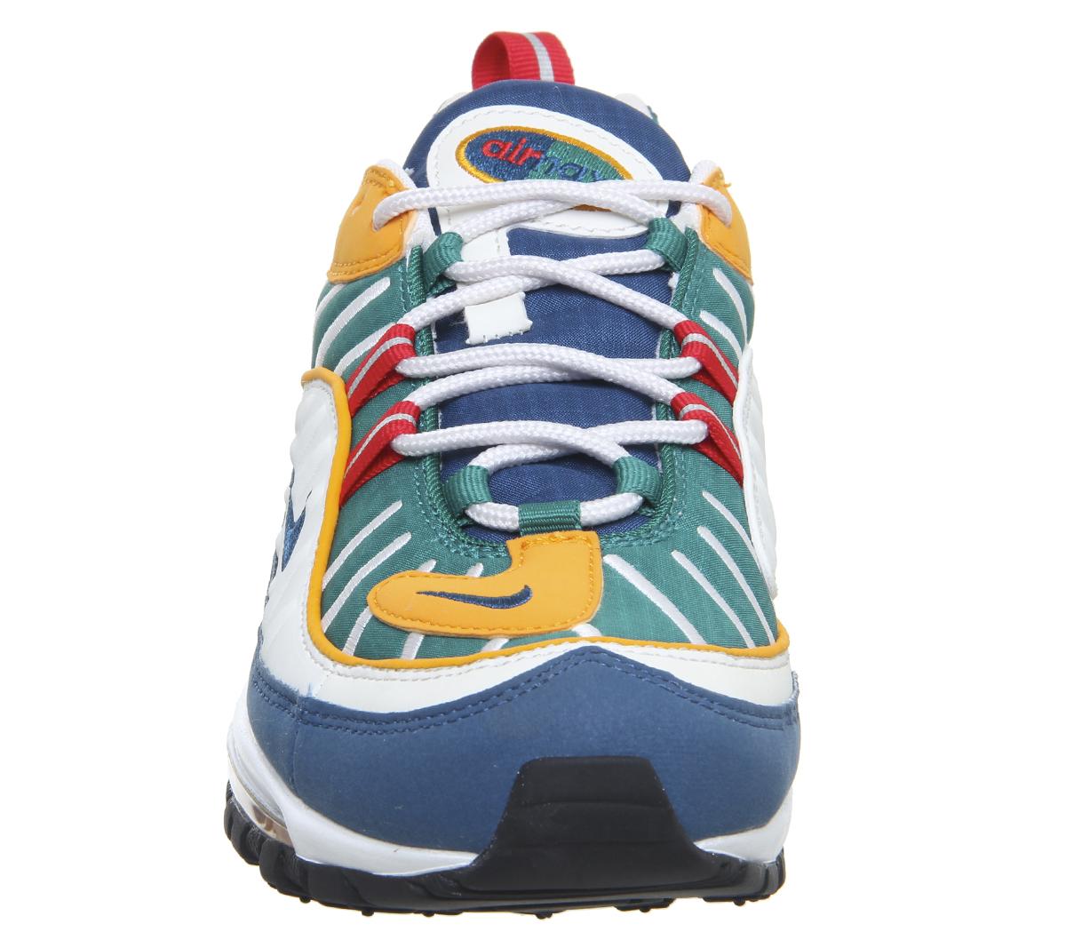 NikeAir Max 98 TrainersUniversity Red Blue Force Orange Peel
