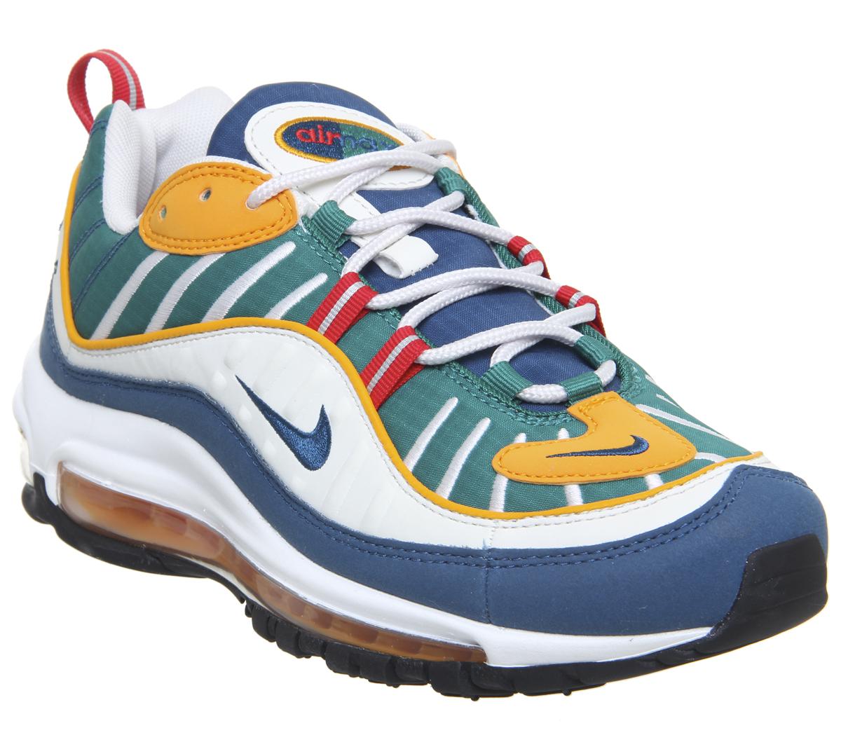 Air max 98 outlet white blue orange